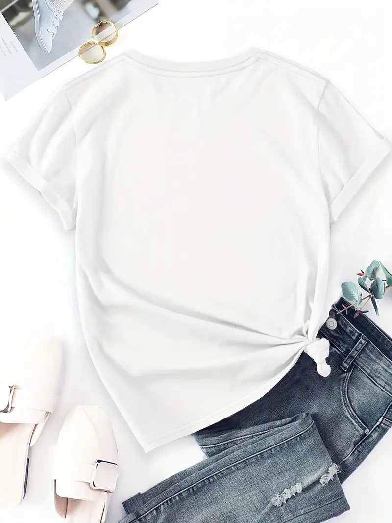 AIMILIA | Elegante camiseta de manga corta con estampado floral