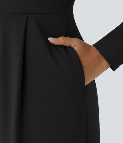 Combinaison À Manches Longues Avec Poches Et Jambes Larges – Easy Peezy