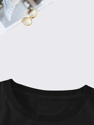 AIMILIA | Elegante camiseta de manga corta con estampado floral