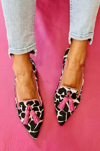 GIULIA | Chaussures Raffinées à Bout Pointu avec Élégantes Pampilles Décoratives