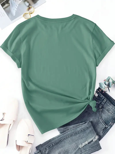 AIMILIA | Elegante camiseta de manga corta con estampado floral