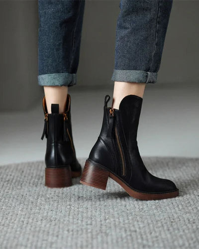 Garciel™ | Bottines en cuir