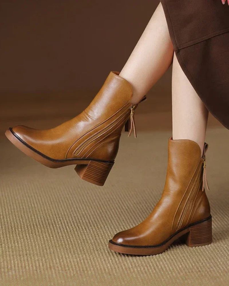 Garciel™ | Bottines en cuir
