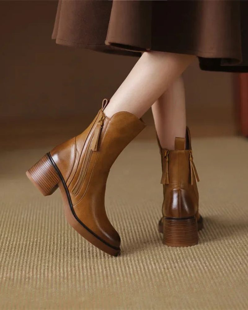 Garciel™ | Bottines en cuir