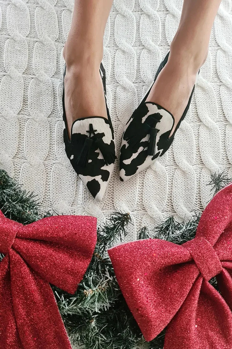 GIULIA | Chaussures Raffinées à Bout Pointu avec Élégantes Pampilles Décoratives