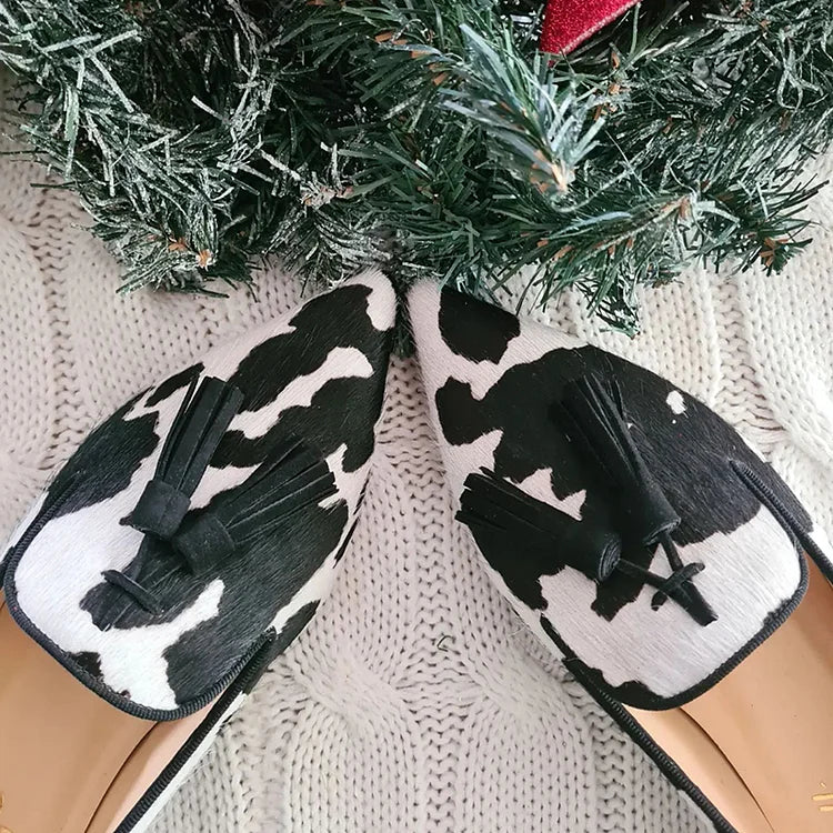 GIULIA | Chaussures Raffinées à Bout Pointu avec Élégantes Pampilles Décoratives