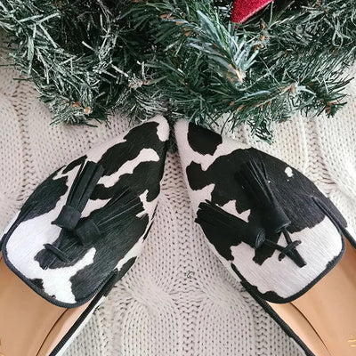 GIULIA | Chaussures Raffinées à Bout Pointu avec Élégantes Pampilles Décoratives