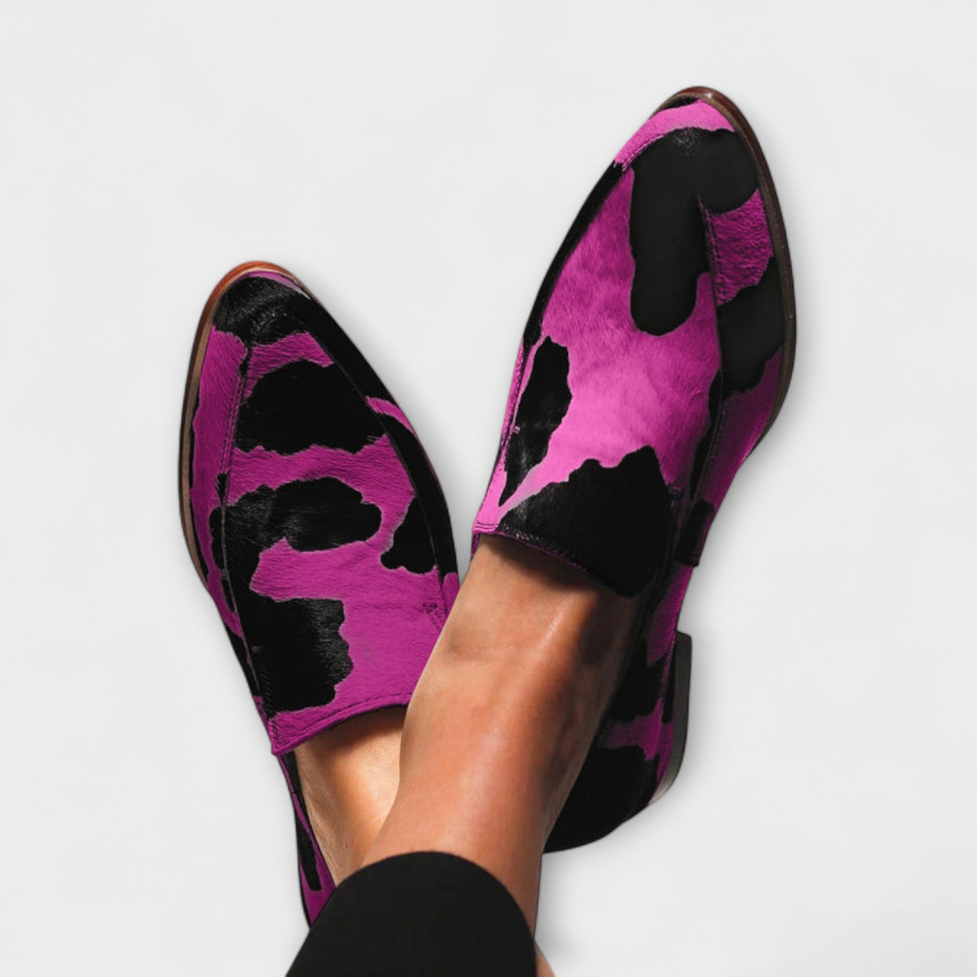 CLARA | Mocassins Imprimé Vache