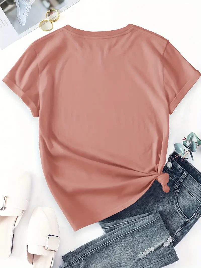 AIMILIA | Elegante camiseta de manga corta con estampado floral