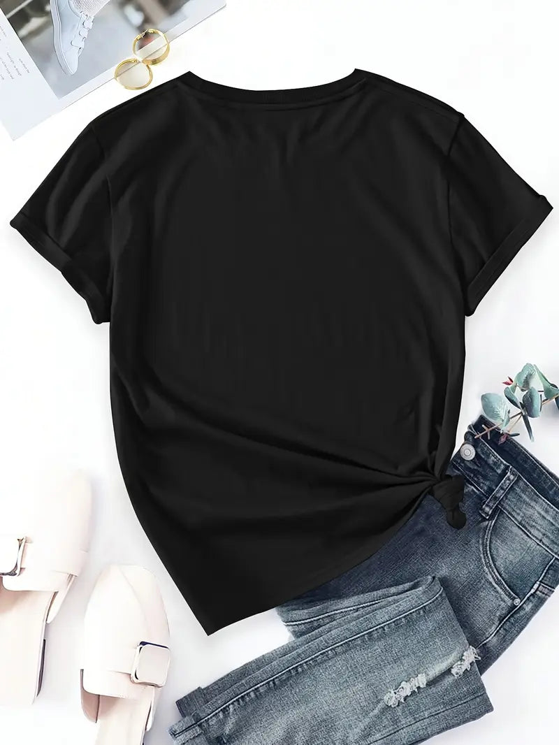 AIMILIA | Elegante camiseta de manga corta con estampado floral