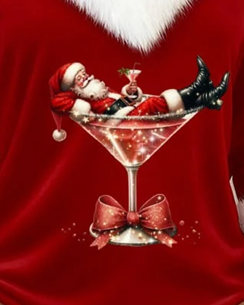 Elena™ | Haut de Noël chaud en peluche