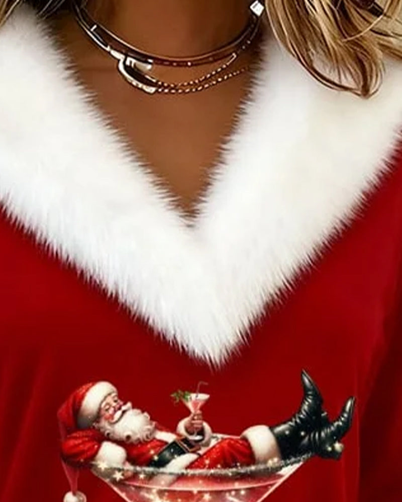 Elena™ | Haut de Noël chaud en peluche