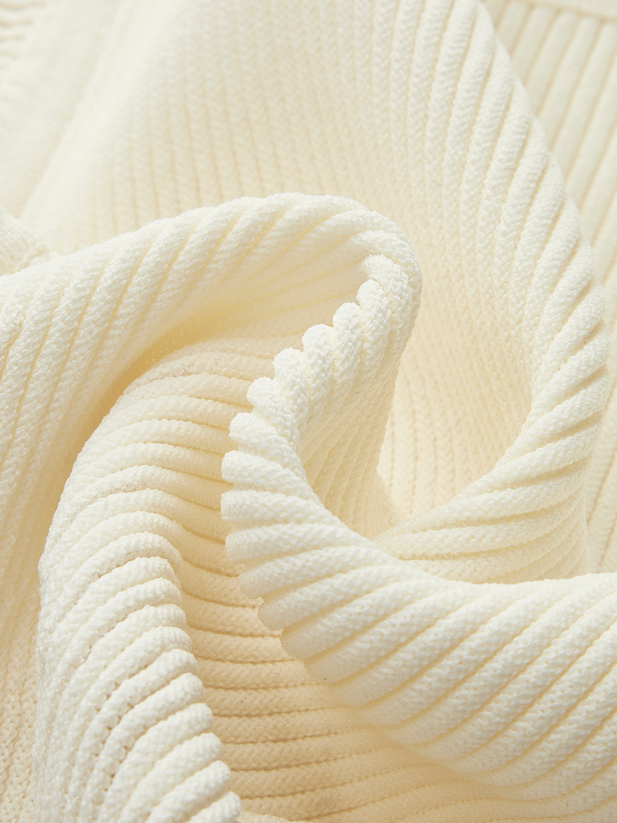 Top En Tricot Côtelé Avec Volants