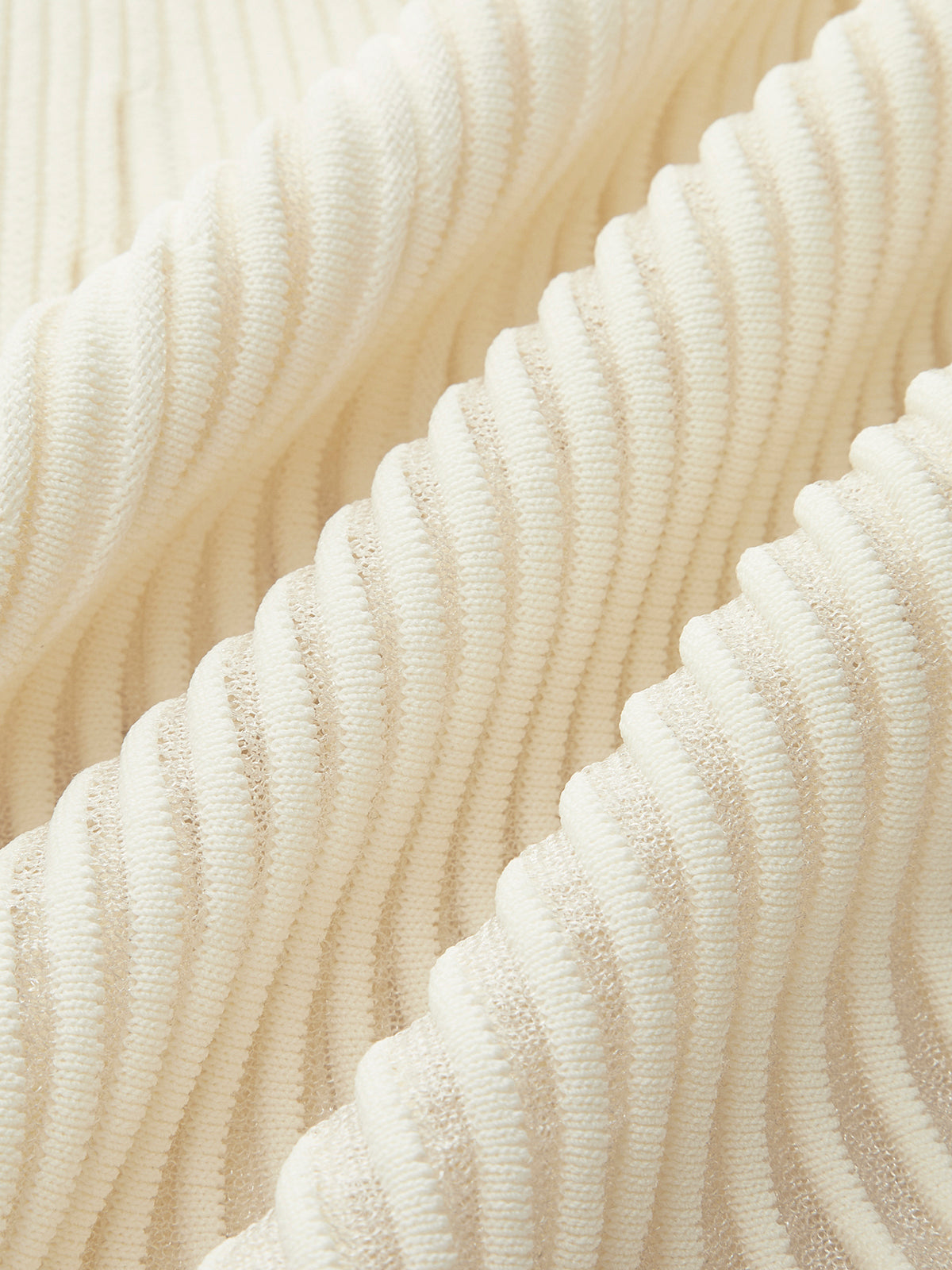 Top En Tricot Côtelé Avec Volants