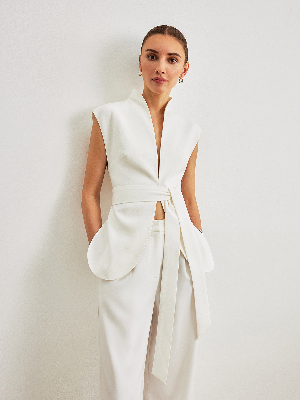 Top Avec Peplum Et Ceinture