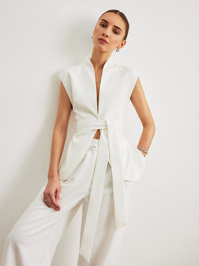 Top Avec Peplum Et Ceinture