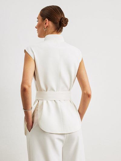 Top Avec Peplum Et Ceinture