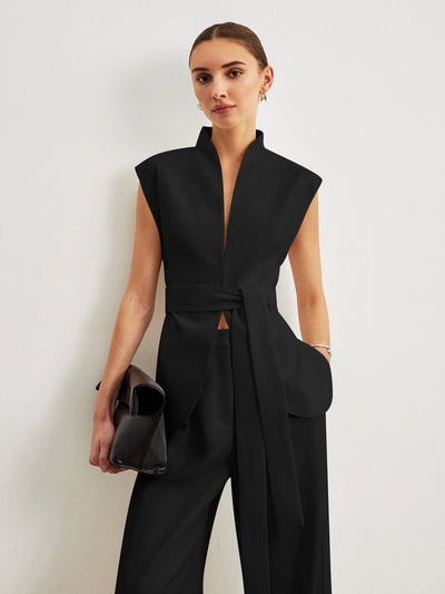 Top Avec Peplum Et Ceinture