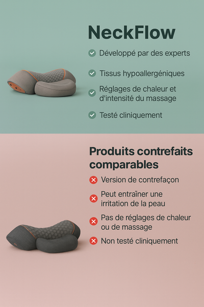 Neckflow™ | Appareil de thérapie 3-en-1 contre les douleurs cervicales