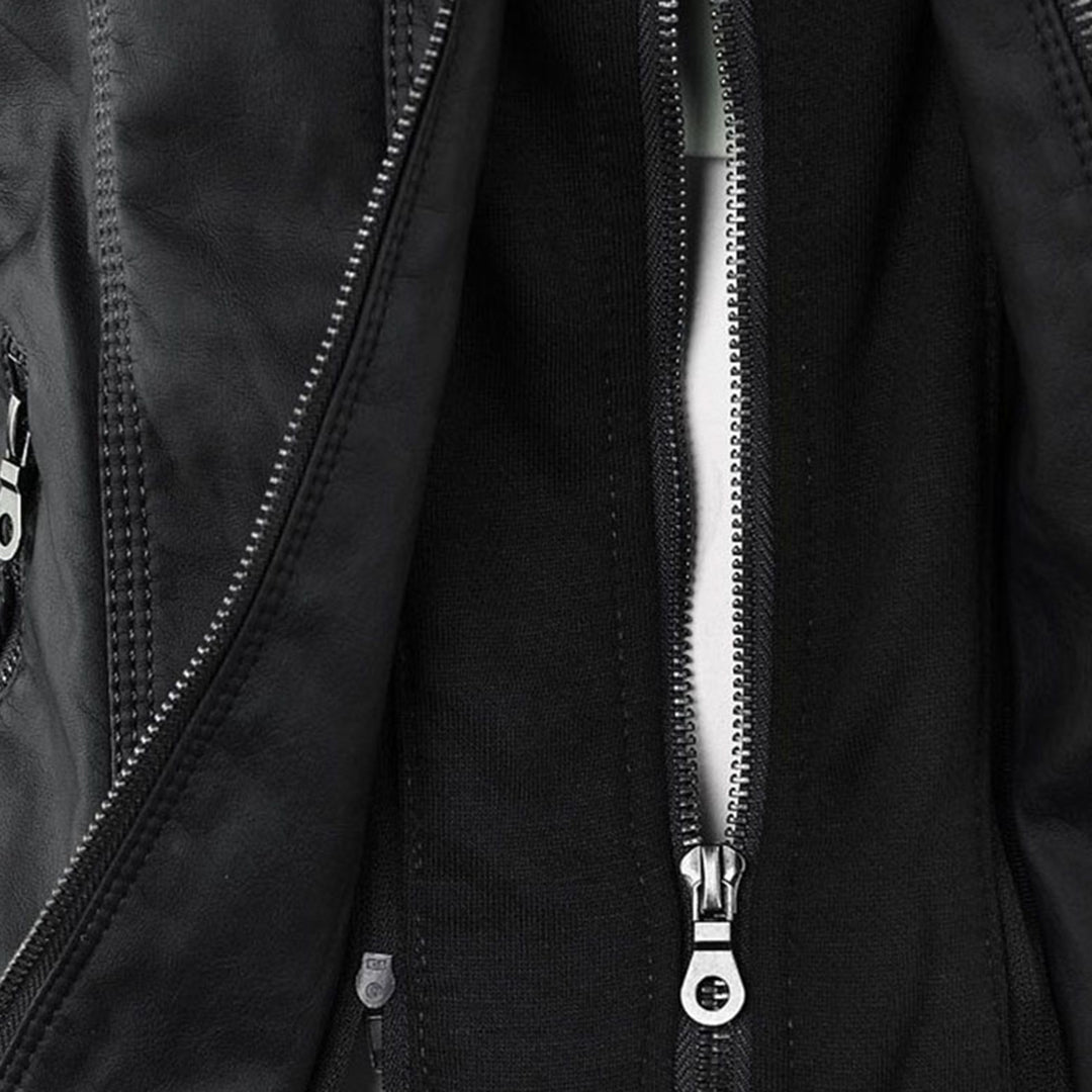 Bellini | Veste En Cuir Tendance Avec Capuche