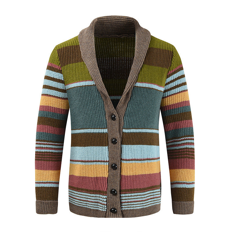 Camille™ | Pull tricoté multicolore – Chaleur et énergie en toute élégance