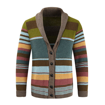 Camille™ | Pull tricoté multicolore – Chaleur et énergie en toute élégance