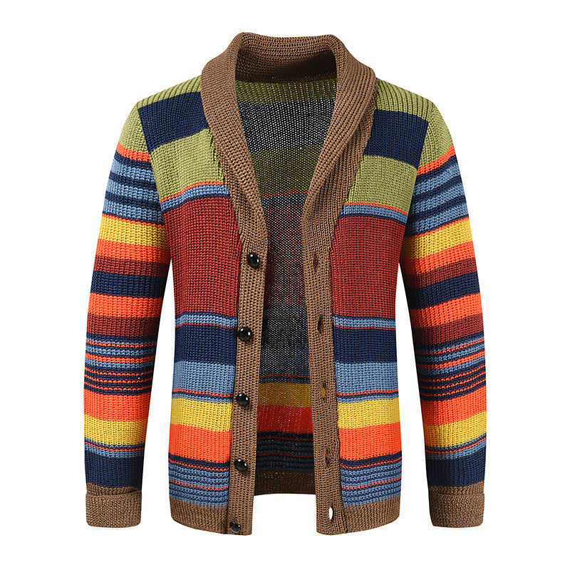 Camille™ | Pull tricoté multicolore – Chaleur et énergie en toute élégance