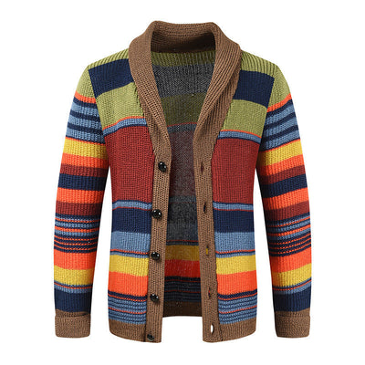 Camille™ | Pull tricoté multicolore – Chaleur et énergie en toute élégance