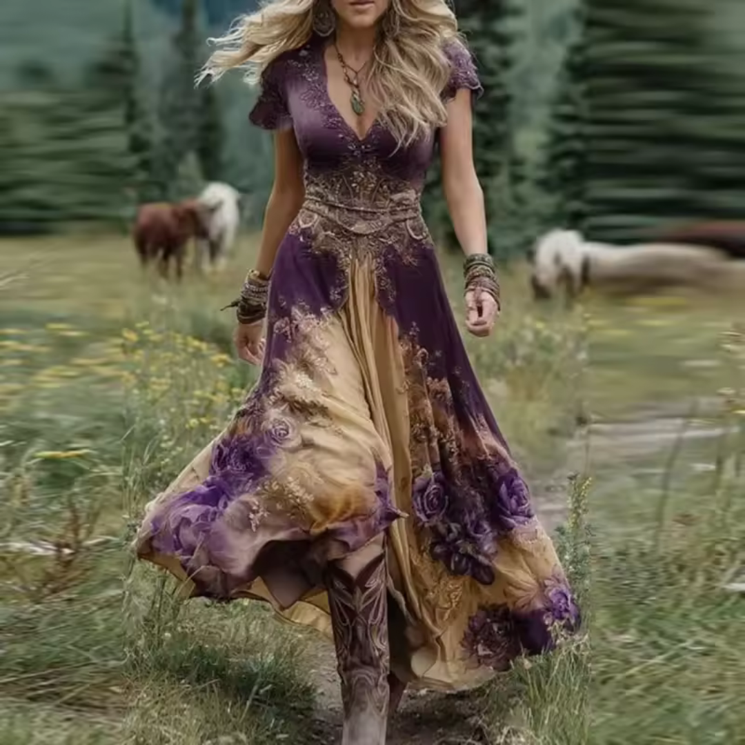 Maximiliano™ | Robe bohème élégante d’inspiration vintage