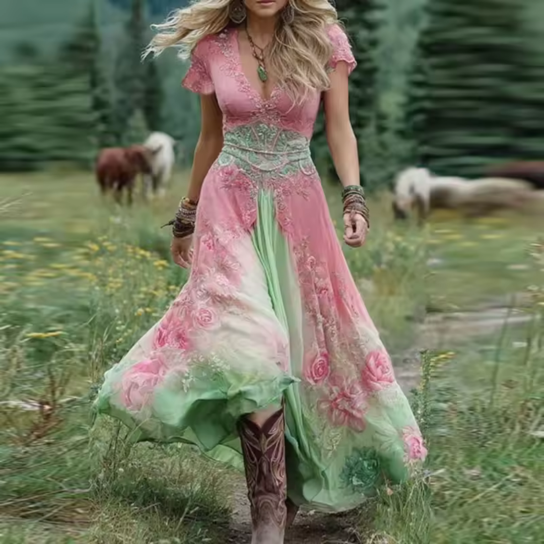 Maximiliano™ | Robe bohème élégante d’inspiration vintage