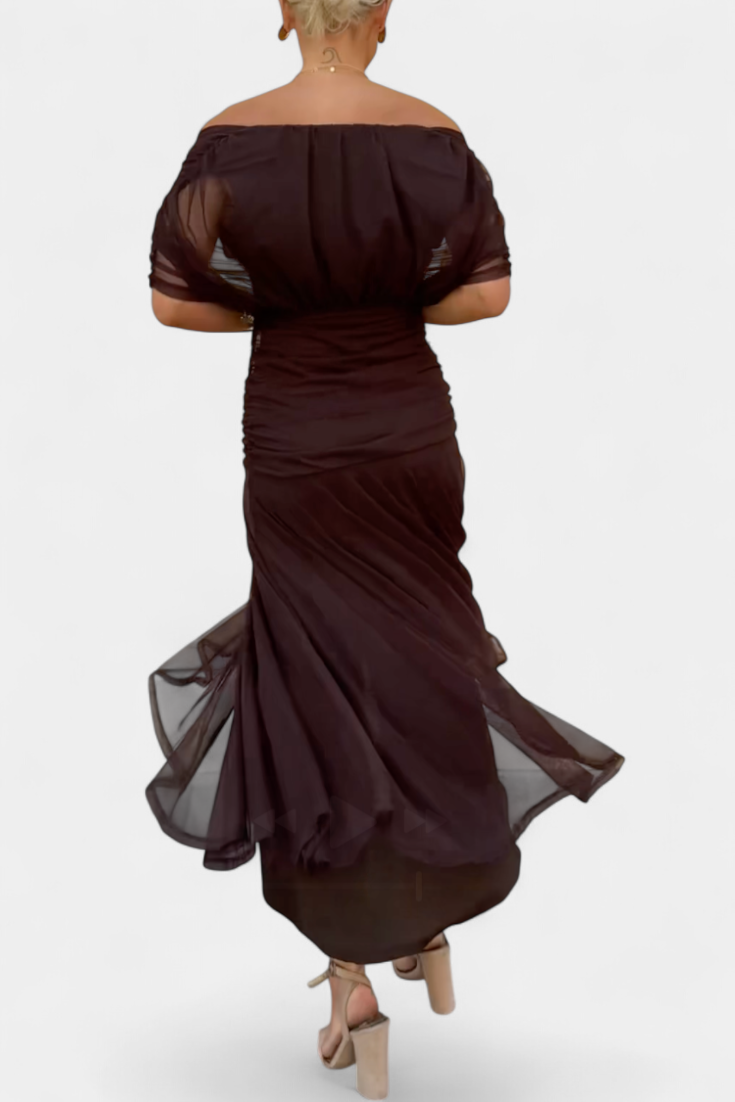 Alondra | Robe longue à imprimé floral fantaisie et col en V