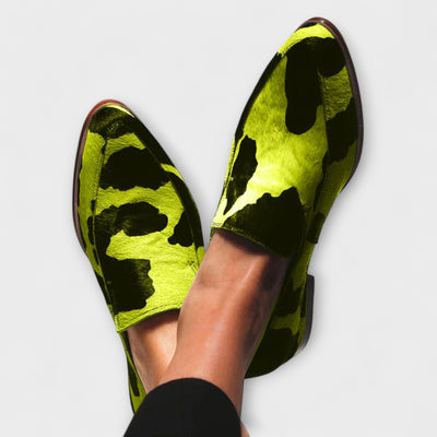 CLARA | Mocassins Imprimé Vache