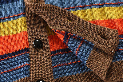 Camille™ | Pull tricoté multicolore – Chaleur et énergie en toute élégance