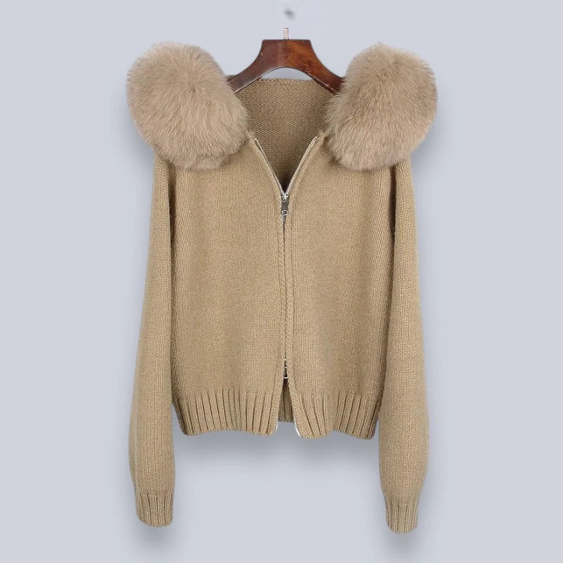MADELEINE | Gilet en maille luxueux et douillet