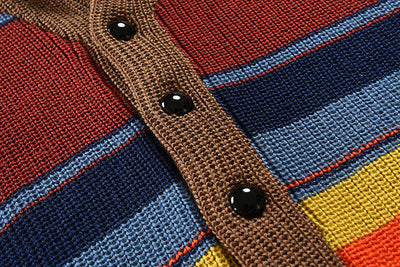 Camille™ | Pull tricoté multicolore – Chaleur et énergie en toute élégance