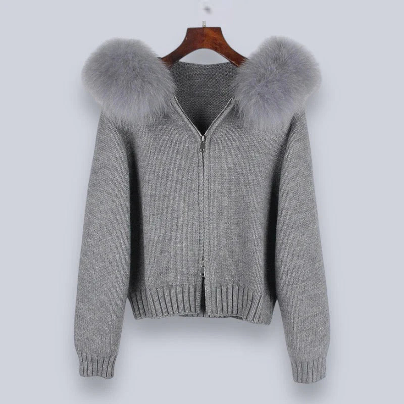 MADELEINE | Gilet en maille luxueux et douillet