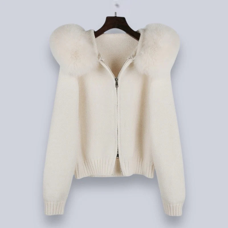 MADELEINE | Gilet en maille luxueux et douillet