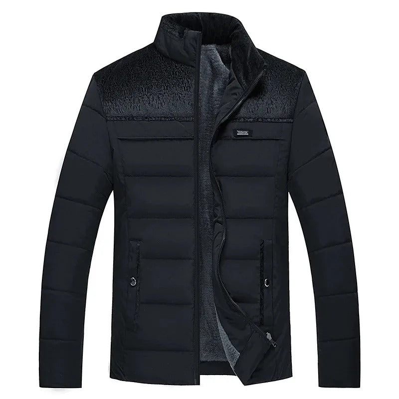 Veste d’hiver pour homme avec doublure polaire chaude – Classique et élégante