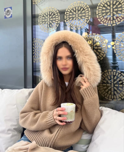 MADELEINE | Gilet en maille luxueux et douillet