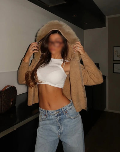 MADELEINE | Gilet en maille luxueux et douillet